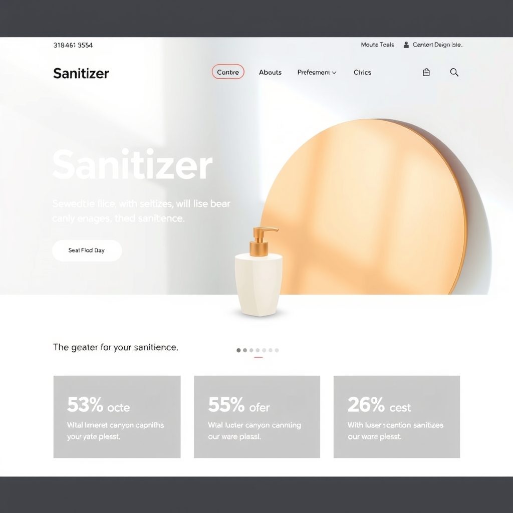 Xu Hướng Thiết Kế Website Bán Dung Dịch Sát Khuẩn Nổi Bật