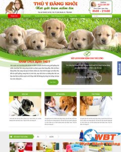 Dịch Vụ Thiết Kế Website Thú Y