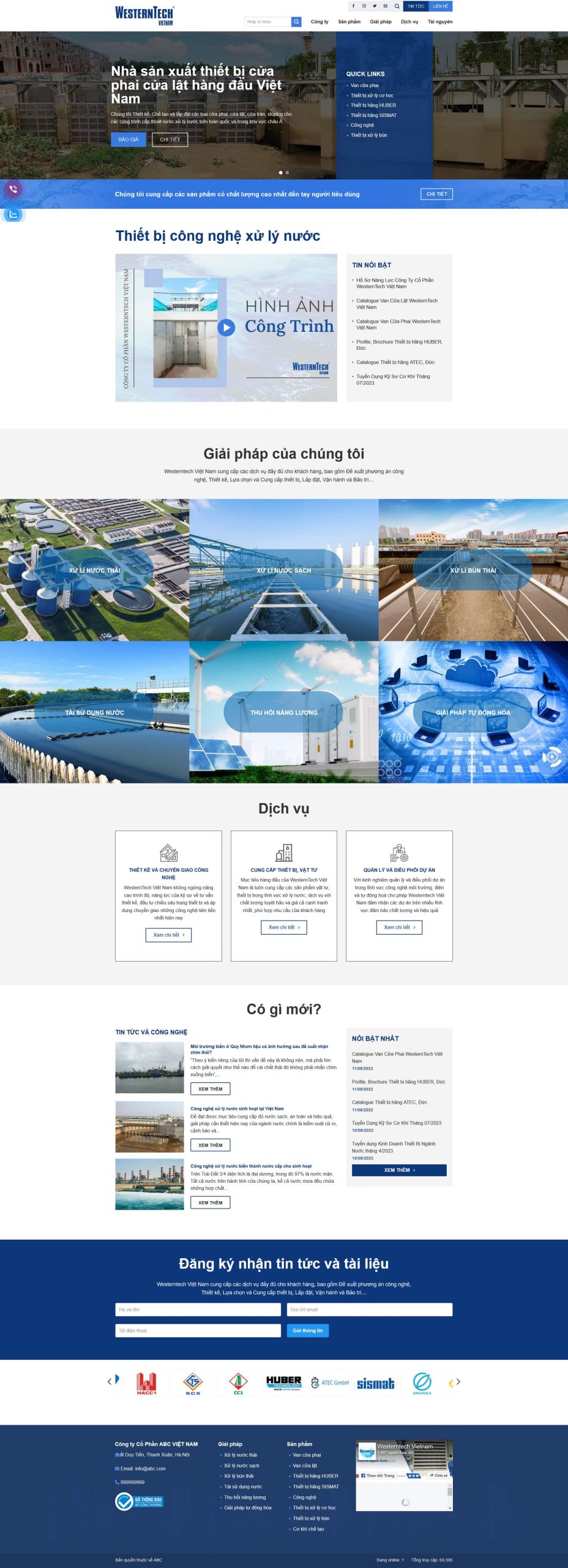 Xu Hướng Thiết Kế Website Thiết Bị Công Nghiệp Nổi Bật