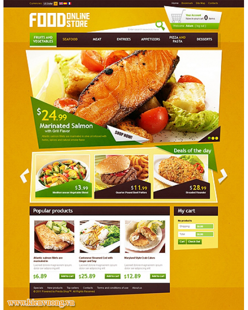 Xu Hướng Thiết Kế Website Bán Đồ Ăn Vặt Nổi Bật