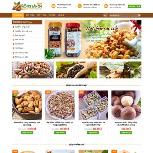 Dịch Vụ Thiết Kế Website Hạt Dinh Dưỡng