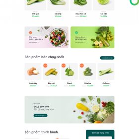 Dịch Vụ Thiết Kế Website Bán Thực Phẩm