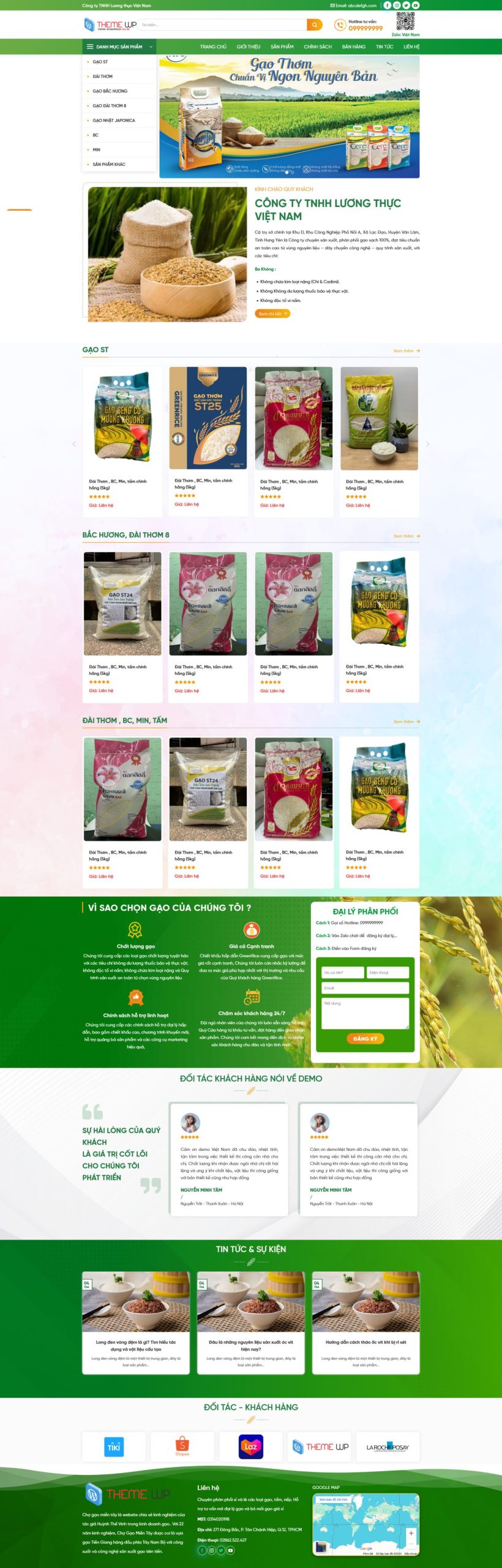 Tại Sao Bạn Cần Thiết Kế Website Bán Gạo?