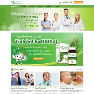 Dịch Vụ Thiết Kế Website Bán Tinh Bột