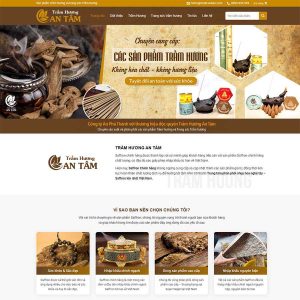 Dịch Vụ Thiết Kế Website Bán Hàng Hương Trầm