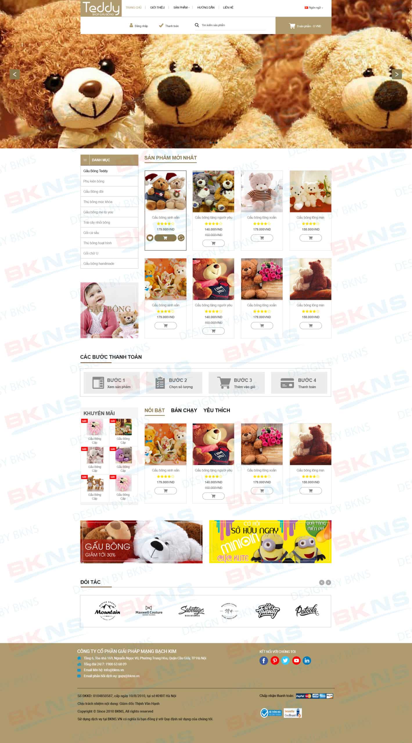 Tại sao nên thiết kế website bán gấu bông tại PhucT Digital