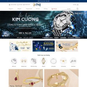 Dịch Vụ Thiết Kế Website Trang Sức
