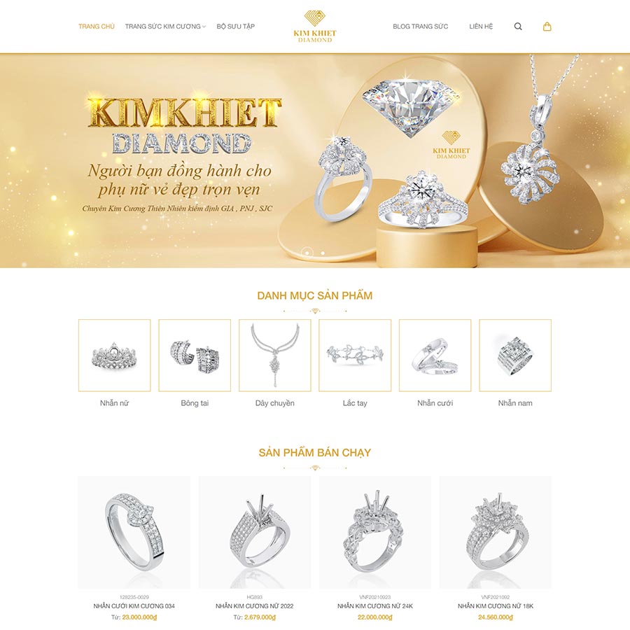 Xu Hướng Thiết Kế Website Trang Sức Nổi Bật