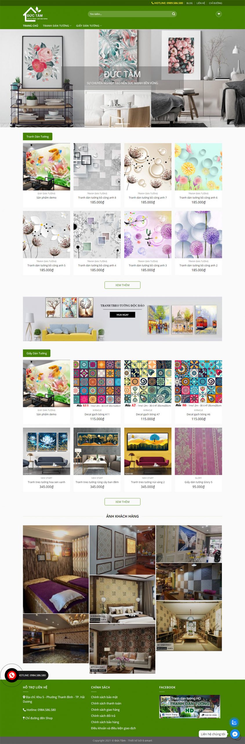 Những Tính Năng Cần Có Của Một Website Bán Giấy Dán Tường Hiệu Quả