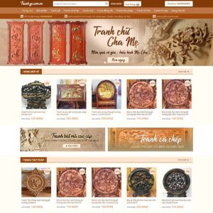 Dịch Vụ Thiết Kế Website Bán Tranh Gỗ