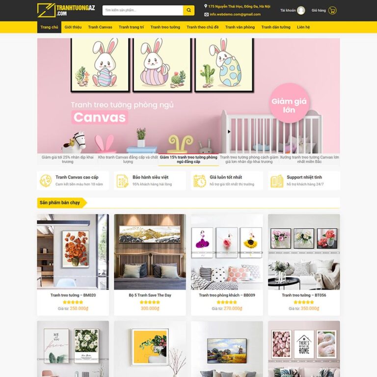 Những Tính Năng Cần Có Của Một Website Bán Tranh Gỗ, Tranh Tường Hiệu Quả