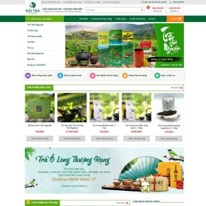 Dịch Vụ Thiết Kế Website Bán Trà Xanh