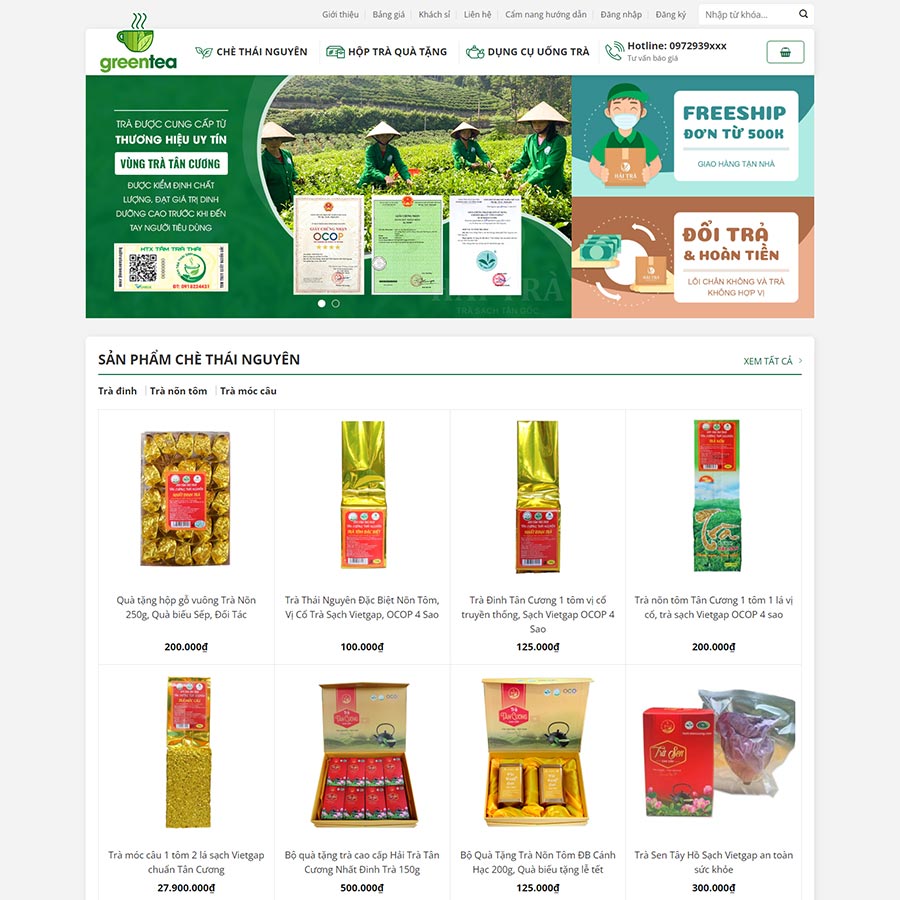 Nền Tảng Thiết Kế Website Bán Trà Xanh mà PhucT Digital Lựa Chọn Cho Bạn: WordPress + WooCommerce
