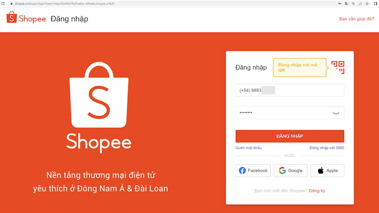 Hướng Dẫn Đăng Ký Tài Khoản Tiếp Thị Liên Kết Shopee (Case Study)