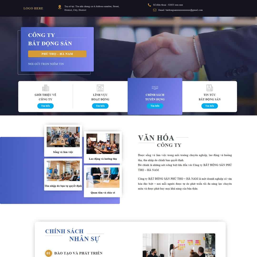Các Thành Phần Chính Của Một Mẫu Landing Page Tuyển Dụng Hiệu Quả