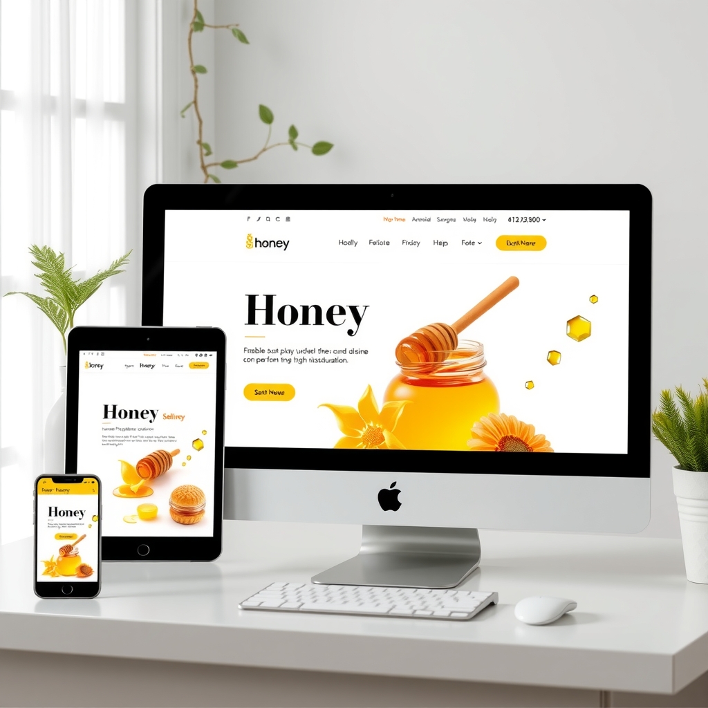 Mẫu Thiết Kế Website Bán Mật Ong Đẹp, Chuẩn SEO