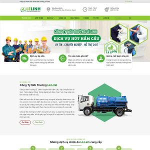 Dịch Vụ Thiết Kế Website Dịch Vụ Vệ Sinh Môi Trường