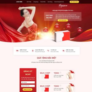 Mẫu Landing Page Giới Thiệu Sản Phẩm