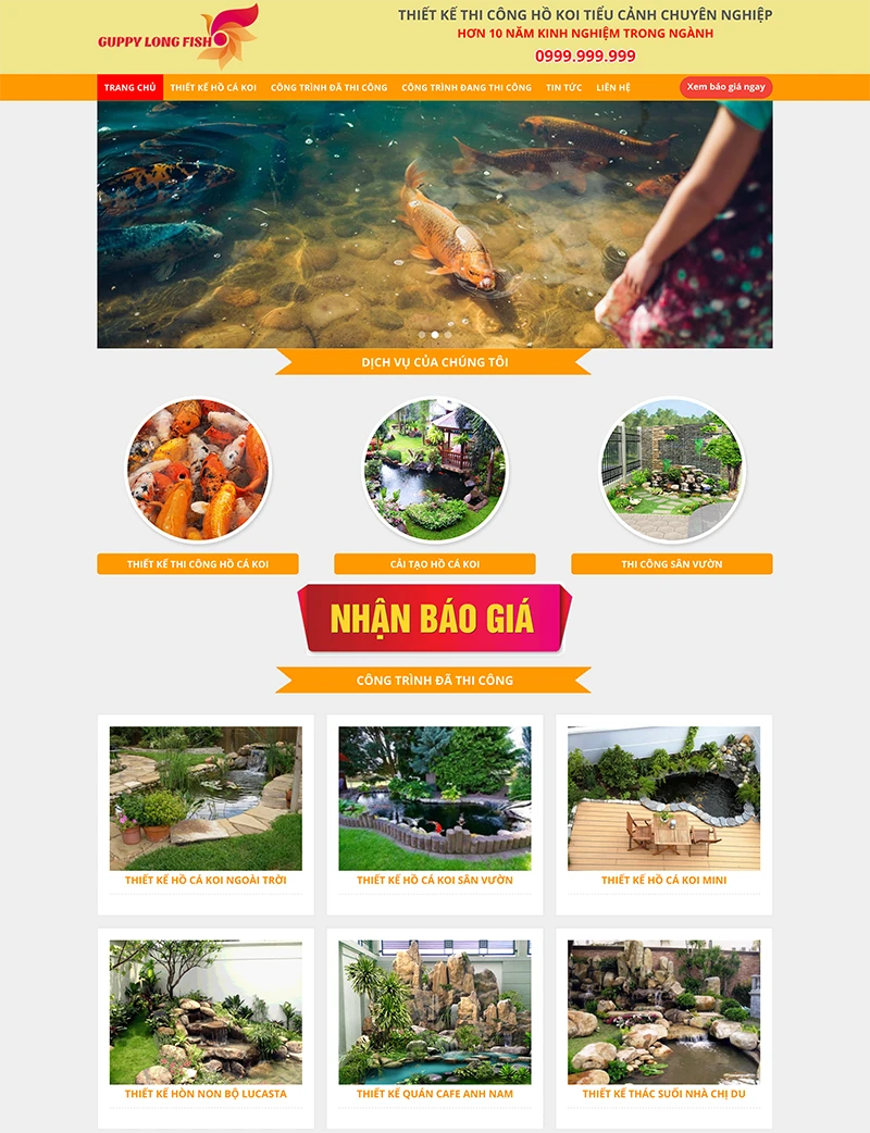 Quy Trình Thiết Kế Website Hồ Cá Cảnh Chuyên Nghiệp tại PhucT Digital