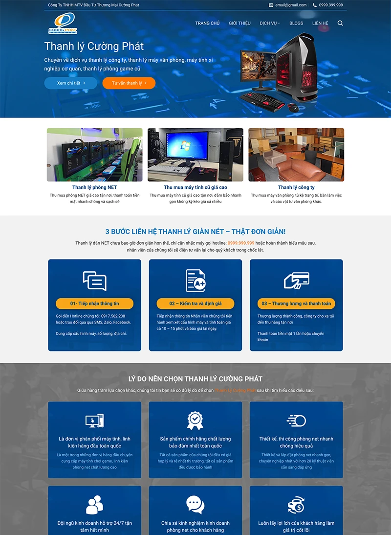 Giải pháp thiết kế website chuyên nghiệp từ PhucT Digital