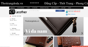 Dịch Vụ Thiết Kế Website Đồ Da Ví Da