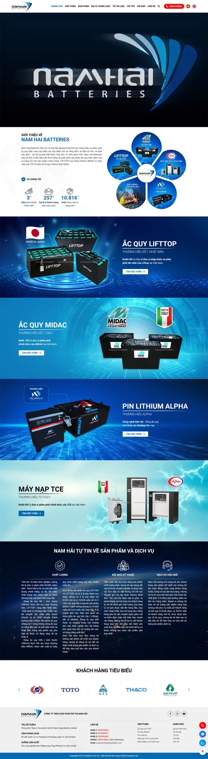 Tại sao nên thiết kế website bán ắc quy tại PhucT Digital