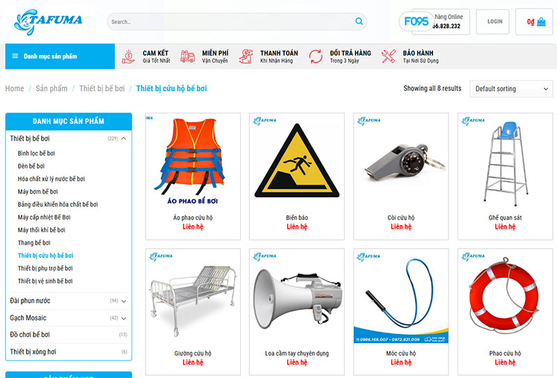Những Tính Năng Cần Có Của Một Website Bán Thiết Bị Bể Bơi Hiệu Quả