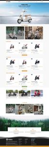 Dịch Vụ Thiết Kế Website Bán Xe Điện