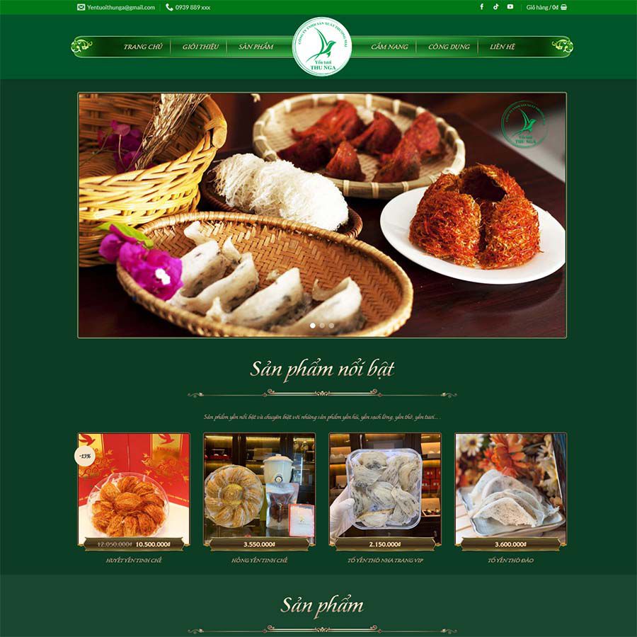 Tại Sao Bạn Cần Thiết Kế Website Bán Yến Sào?