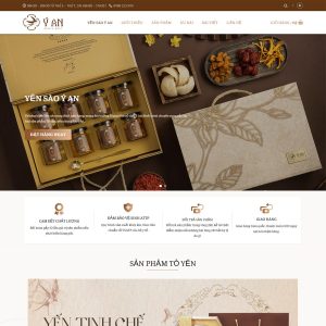 Dịch Vụ Thiết Kế Website Bán Yến Sào
