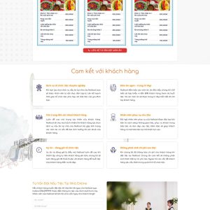 Theme wordpress dịch vụ nấu tiệc cưới tại nhà