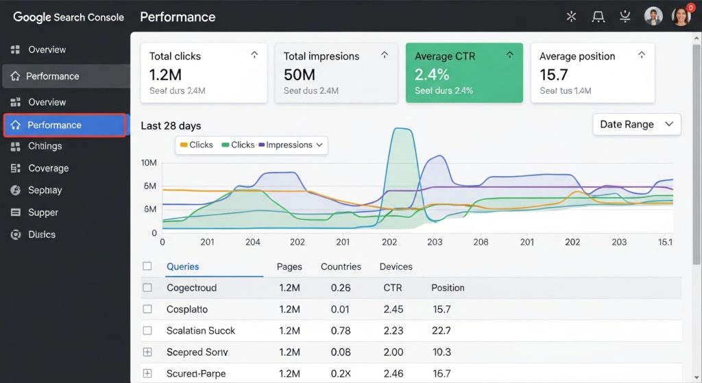 Sử dụng Google Search Console để nghiên cứu từ khóa
