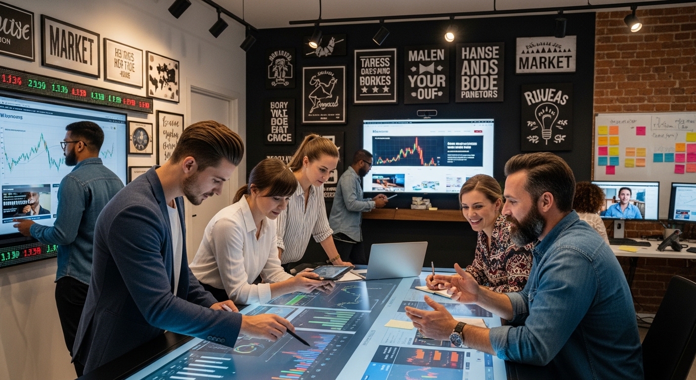 Đội ngũ digital marketing vận hành theo mô hình văn hóa Thị trường với KPI cụ thể