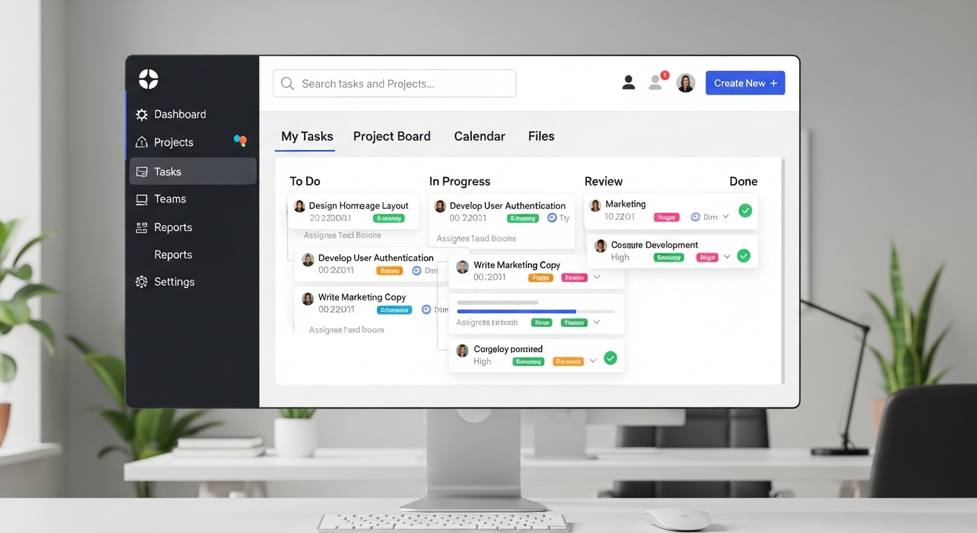 Giao diện phần mềm quản lý công việc và quy trình digital marketing Base Workflow MISA AMIS
