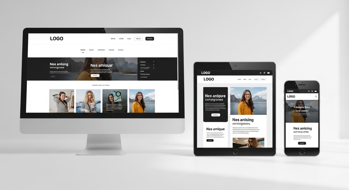 Giao diện website hiển thị đồng nhất trên máy tính, máy tính bảng và điện thoại sau khi tùy chỉnh CSS WordPress