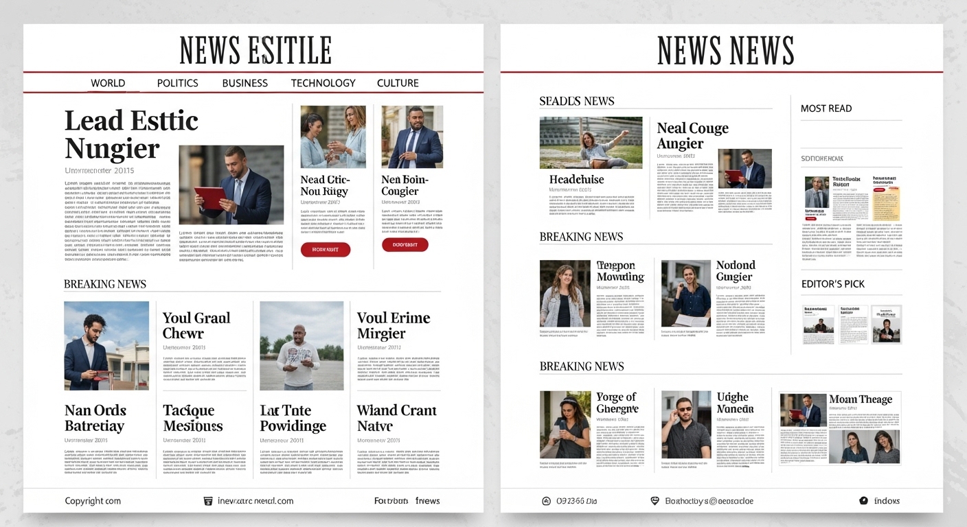 Giao diện website tin tức của theme Newspaper hiển thị nhiều bài viết SEO digital marketing