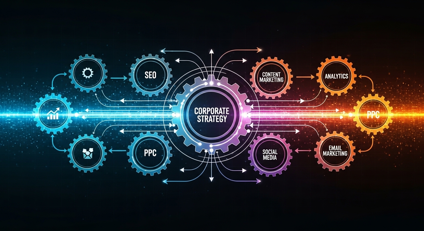 Mối quan hệ giữa chiến lược doanh nghiệp và digital marketing trong hệ thống kinh doanh