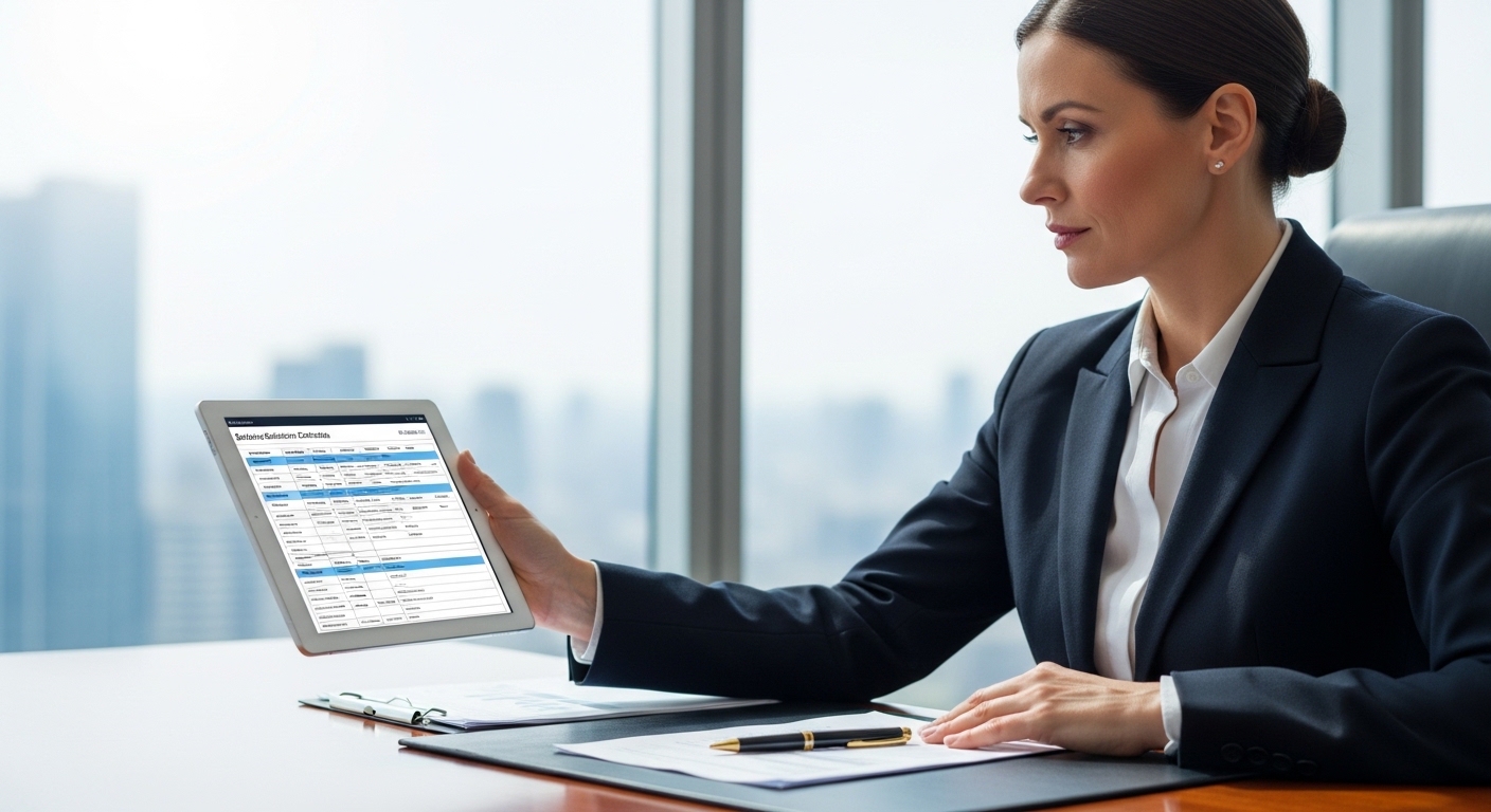CEO đang xem xét các tiêu chí lựa chọn phần mềm nhân sự trên máy tính bảng