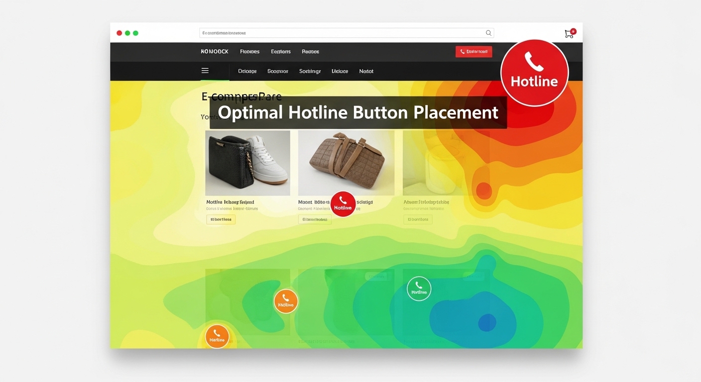 Vị trí đặt nút hotline tối ưu trên trang web bán hàng WordPress: sticky footer, floating button và inline